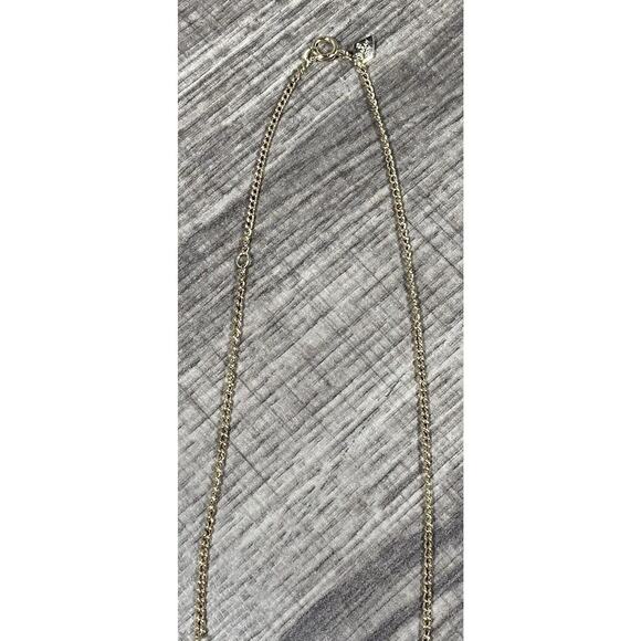 Vintage 1976 Sarah Cov Signed Faux Puka Beaded Gold Tone Necklace 16” - Picture 8 of 9